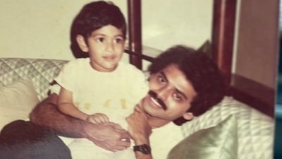 Rana Daggubati with his uncle Venkatesh in a throwback picture. Rana Daggubati with his uncle Venkatesh in a throwback picture.