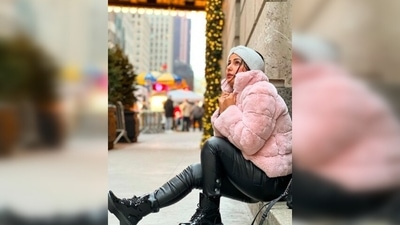 Hina Khan took over the streets of New York looking like a diva in her winter wear. (Instagram/@realhinakhan)