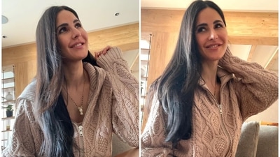 Katrina Kaif posed for a photoshoot in her and Vicky Kaushal’s new home. Katrina Kaif posed for a photoshoot in her and Vicky Kaushal’s new home.