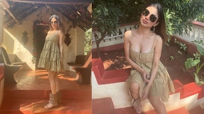 Mouni Roy is vacationing with her friends in Goa and has been dropping regular photos of her everyday outings. Mouni Roy is vacationing with her friends in Goa and has been dropping regular photos of her everyday outings. 