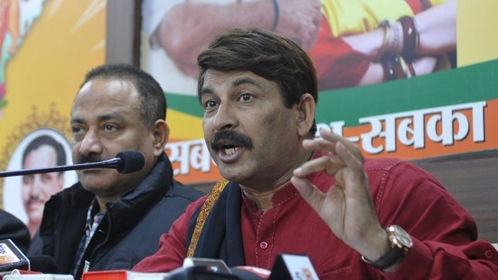 Bharatiya Janta Party MP Manoj Tiwari(HT_PRINT)