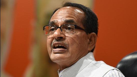 Madhya Pradesh chief minister Shivraj Singh Chouhan blamed the Congress and (Raj K Raj/HT Archive)