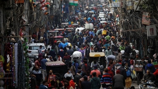 The Delhi Disaster Management Authority (DDMA) has imposed a weekend curfew in the city to contain the spread of the Covid-19 virus. As per the orders, government offices, barring essential services, in the city will have to implement work from home for employees and private offices will operate at 50 per cent capacity.(REUTERS)