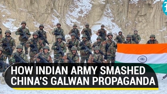 India busts China's propaganda: Pics of Indian troops hoisting Tiranga at Galwan