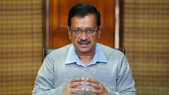 Delhi chief minister Arvind Kejriwal tested positive for Covid-19 on Tuesday.(HT File Photo)