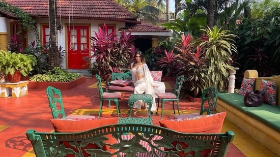 Mouni Roy shared a glimpse of her place of stay in Goa and it was all things beautiful.&nbsp;