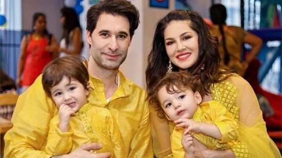 Sunny Leone and Daniel Weber welcomed sons Noah and Asher via surrogacy in 2018.
