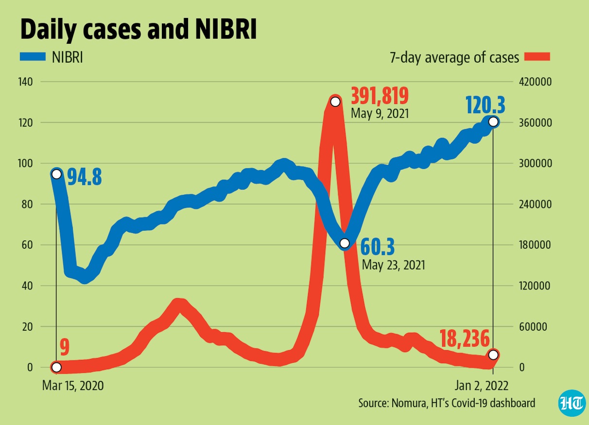 NIBRI comprises Google mobility indices, Apple driving index, power demand, and the labour force participation rate. NIBRI comprises Google mobility indices, Apple driving index, power demand, and the labour force participation rate.