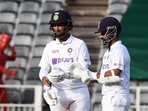 Cheteshwar Pujara and Ajinkya Rahane on the Day 3 of the 2nd Test between India and South Africa(ANI) Cheteshwar Pujara and Ajinkya Rahane on the Day 3 of the 2nd Test between India and South Africa(ANI)