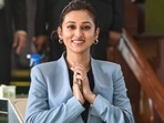 TMC MP Mimi Chakraborty said she has tested Covid positive. (PTI) TMC MP Mimi Chakraborty said she has tested Covid positive. (PTI)