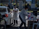 Europe has registered more than 100 million Covid cases since the start of the pandemic, and more than five million new cases in the last week of 2021, WHO said. (REUTERS/Ricardo Arduengo)