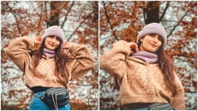 Fatima Sana Shaikh accessorised her look with a black chain sling bag. (Instagram/@fatimasanashaikh) Fatima Sana Shaikh accessorised her look with a black chain sling bag. (Instagram/@fatimasanashaikh)