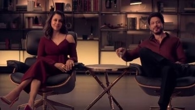 Gauri Khan and Shah Rukh Khan feature together in a new ad.
