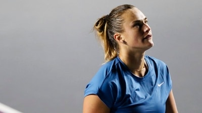 Belarus' Aryna Sabalenka. (REUTERS)