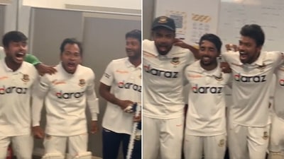 The Bangladesh team was over the moon. (BCB/Twitter) The Bangladesh team was over the moon. (BCB/Twitter)