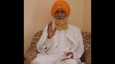 Shiromani Akali Dal (Samyukt) founder Sukhdev Singh Dhindsa is fighting the Punjab elections in alliance with the BJP and the Punjab Lok Congress, launched by former chief minister Capt Amarinder Singh. (HT file photo)