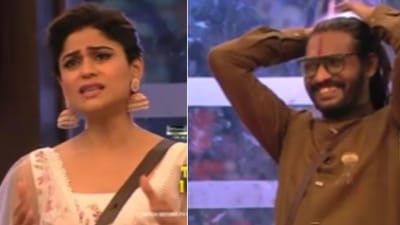Shamita Shetty calls Abhijit Bichukale stubborn. Shamita Shetty calls Abhijit Bichukale stubborn.