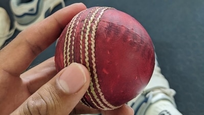 The player posted a picture of red ball and urged it to please give him “a chance.” (Twitter) The player posted a picture of red ball and urged it to please give him “a chance.” (Twitter)