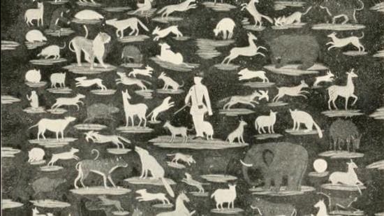 Peshwa’s menagerie at Pune, clay models by Gangaram Tambat. (“Pune in Bygone Days” by DB Parasnis)