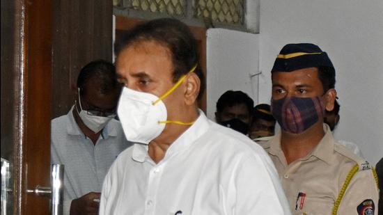 Former Maharashtra home minister Anil Deshmukh was arrested on November 2, 2021 under Section 19 of the Prevention of Money Laundering Act (PMLA). (ANI) Former Maharashtra home minister Anil Deshmukh was arrested on November 2, 2021 under Section 19 of the Prevention of Money Laundering Act (PMLA). (ANI)