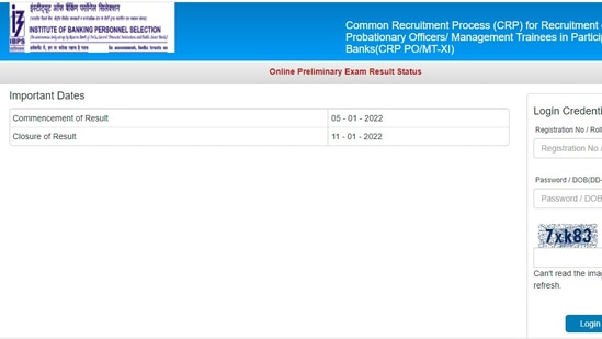 IBPS PO preliminary results: . Candidates can download the IBPS PO result status on the official website of IBPS at ibpsonline.ibps.in.(ibps.in)