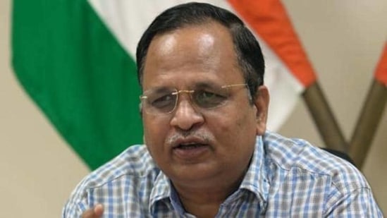 Delhi water minister Satyendar Jain. (ANI)