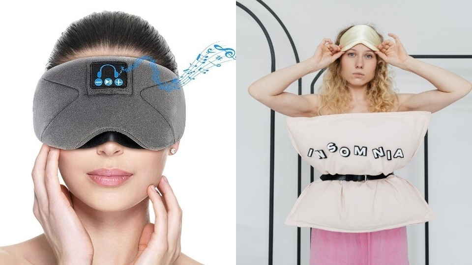 Bluetooth sleeping masks calm the mind, let you sleep well as music