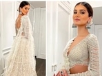 Tara Sutaria looked like a vision in this embellished lehenga set by Falguni and Shane Peacock. Sharing her photos on Instagram, she captioned the post, 