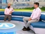 Moeen Ali, Alastair Cook clash on live TV(Screengrab) Moeen Ali, Alastair Cook clash on live TV(Screengrab)