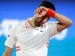Novak Djokovic finds himself in troubled waters. Novak Djokovic finds himself in troubled waters. 