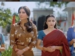 Lara Dutta and Soha Ali Khan in a still from Kaun Banegi Shikharwati. Lara Dutta and Soha Ali Khan in a still from Kaun Banegi Shikharwati.
