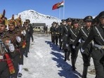 The ministry also dismissed the reports of Chinese soldiers hoisting its national flag in Galwan Valley as “factually incorrect”. (PTI PHOTO/ representational image) The ministry also dismissed the reports of Chinese soldiers hoisting its national flag in Galwan Valley as “factually incorrect”. (PTI PHOTO/ representational image)