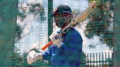 Rishabh Pant during the practice session (ANI)