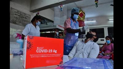 Thane Municipal Corporation to seal buildings with more than 10 Covid positive cases (PRAFUL GANGURDE/HT PHOTO) Thane Municipal Corporation to seal buildings with more than 10 Covid positive cases (PRAFUL GANGURDE/HT PHOTO)