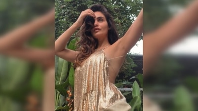 Sharing her photos on Instagram Gabriella Demetriades captioned her post, "My New Years dress didn’t make it out but it still deserved a post." (Instagram/@gabriellademetriades) Sharing her photos on Instagram Gabriella Demetriades captioned her post, "My New Years dress didn’t make it out but it still deserved a post." (Instagram/@gabriellademetriades)