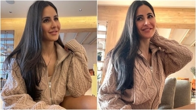 Katrina Kaif's beige knit sweater in viral sneak-peek pic of new home with Vicky Kaushal costs ₹28k Katrina Kaif's beige knit sweater in viral sneak-peek pic of new home with Vicky Kaushal costs ₹28k
