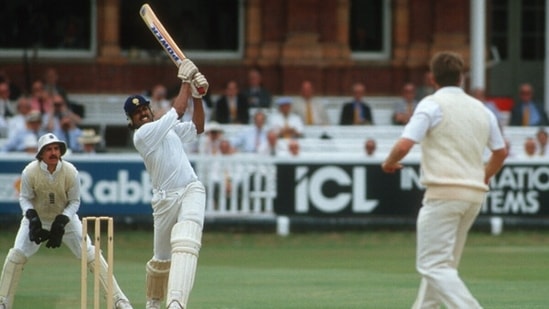 Kapil Dev smokes Eddie Hemmings for one of the four sixes.&nbsp;(Getty)