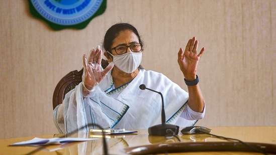 West Bengal CM Mamata Banerjee speaks during a press conference in Kolkata. (PTI)