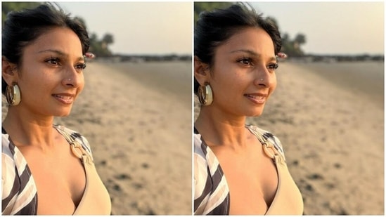 'Dipped into' Arambol lake, Tanishaa Mukerji experienced a sunset like this…(Instagram/@tanishaamukerji)