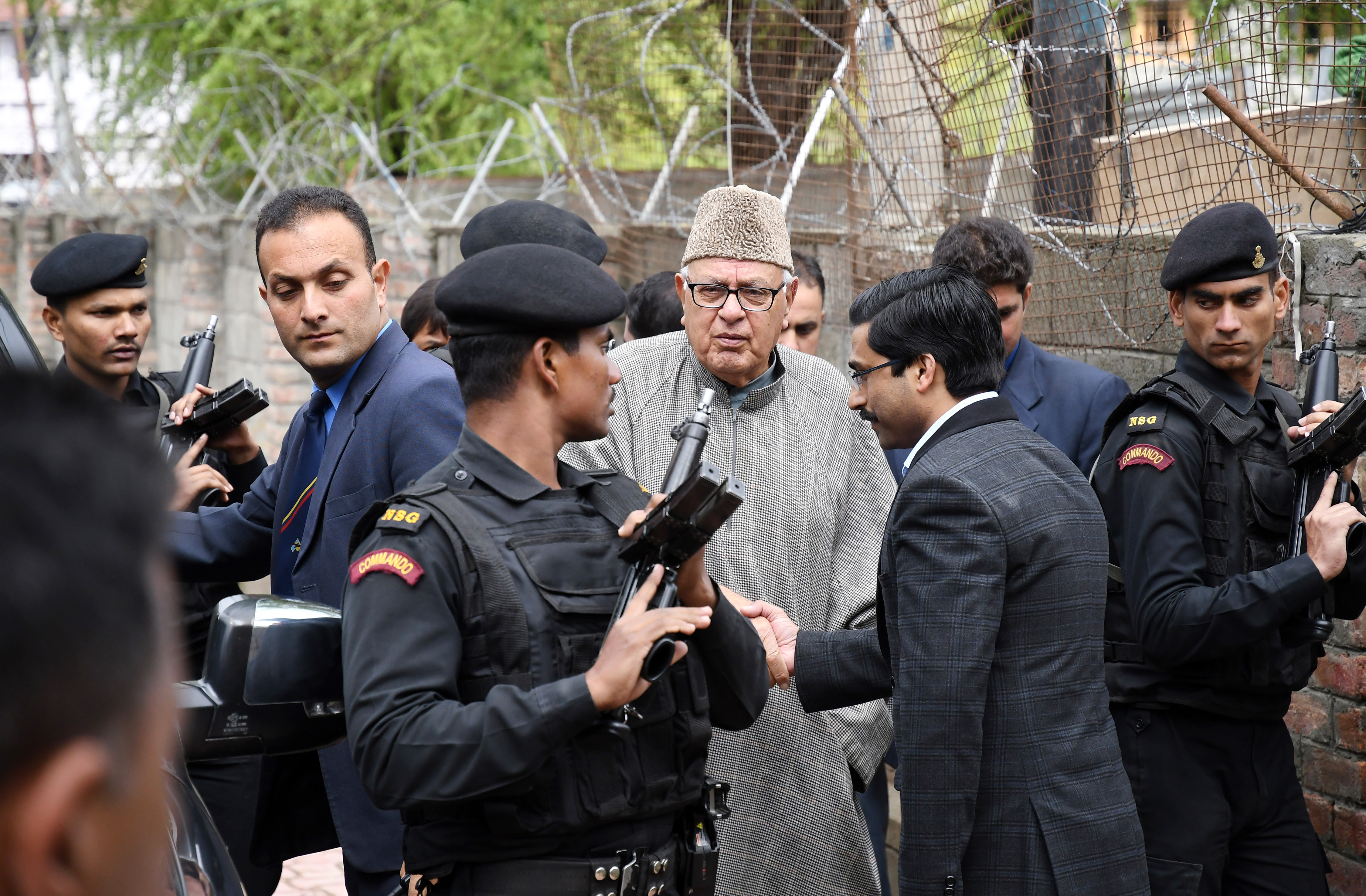 Officials said the decision was taken by the Security Review Coordination Committee, a group that oversees the threat perception of important leaders in Jammu and Kashmir. (ANI Photo) Officials said the decision was taken by the Security Review Coordination Committee, a group that oversees the threat perception of important leaders in Jammu and Kashmir. (ANI Photo)