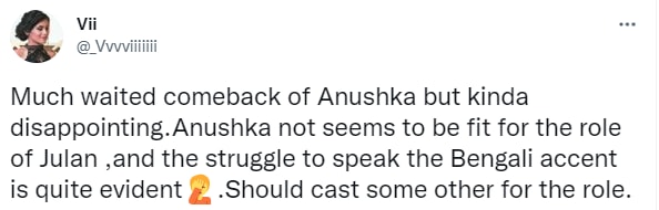 Some Twitter users called Chakde Xpress a ‘disappointing’ comeback for Anushka.&nbsp;