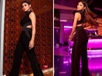 The ever so stylish Mouni Roy's fashion sense is applauded by all. Her Instagram handle is flooded with stylish stills of herself in stunning fits. Recently, she raised the glam quotient as she slipped into an all-black cut-out jumpsuit.(Instagram/@imouniroy) The ever so stylish Mouni Roy's fashion sense is applauded by all. Her Instagram handle is flooded with stylish stills of herself in stunning fits. Recently, she raised the glam quotient as she slipped into an all-black cut-out jumpsuit.(Instagram/@imouniroy)