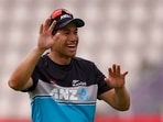 New Zealand's Ross Taylor during practice.