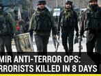 KASHMIR ANTI-TERROR OPS: 14 TERRORISTS KILLED IN 8 DAYS