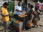 As many as 10,06,70,463 workers from the agriculture sector registered on the E-Shram portal since its launch last year in August. (Photo by NOAH SEELAM / AFP) As many as 10,06,70,463 workers from the agriculture sector registered on the E-Shram portal since its launch last year in August. (Photo by NOAH SEELAM / AFP)