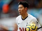 Tottenham Hotspur's Son Heung-min.(Action Images via Reuters)