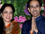 File photo of Rashmi Thackeray with her husband and Maharashtra CM Uddhab Thackeray.(ANI) File photo of Rashmi Thackeray with her husband and Maharashtra CM Uddhab Thackeray.(ANI)