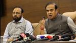 Omicron variant: Assam chief minister Himanta Biswa Sarma (right) said wearing masks in public places is mandatory and police have been instructed to impose fines on those found violating this rule. (Twitter/@himantabiswa) Omicron variant: Assam chief minister Himanta Biswa Sarma (right) said wearing masks in public places is mandatory and police have been instructed to impose fines on those found violating this rule. (Twitter/@himantabiswa)