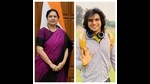 Meenakashi Lekhi and Neeraj Chopra Meenakashi Lekhi and Neeraj Chopra