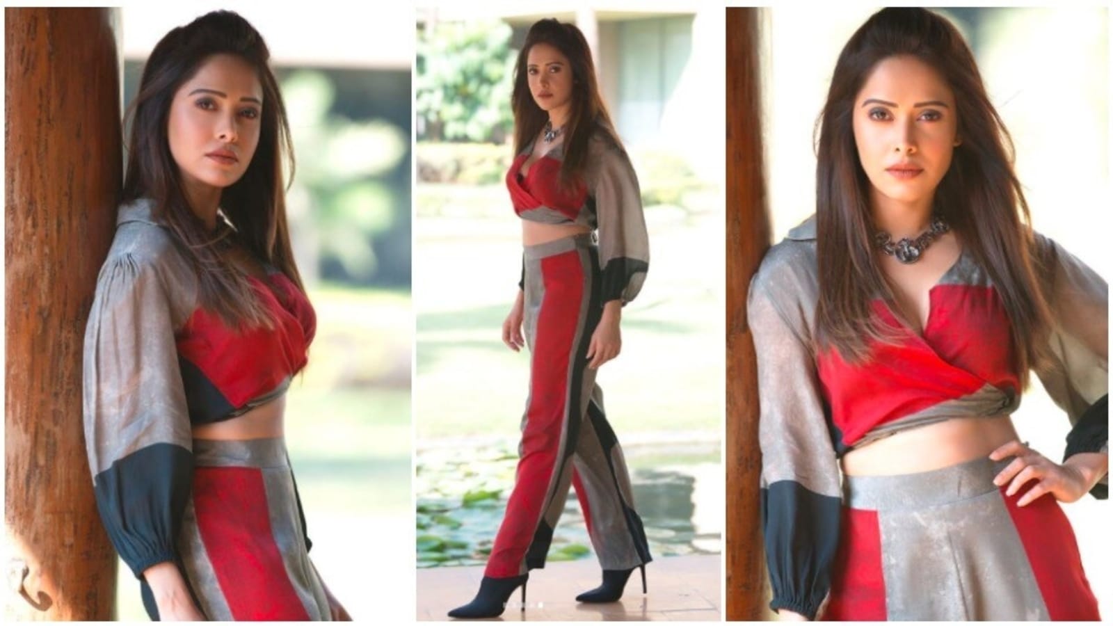 Nushrratt Bharuccha looks bold and fearless in multi-colour co-ord set ...